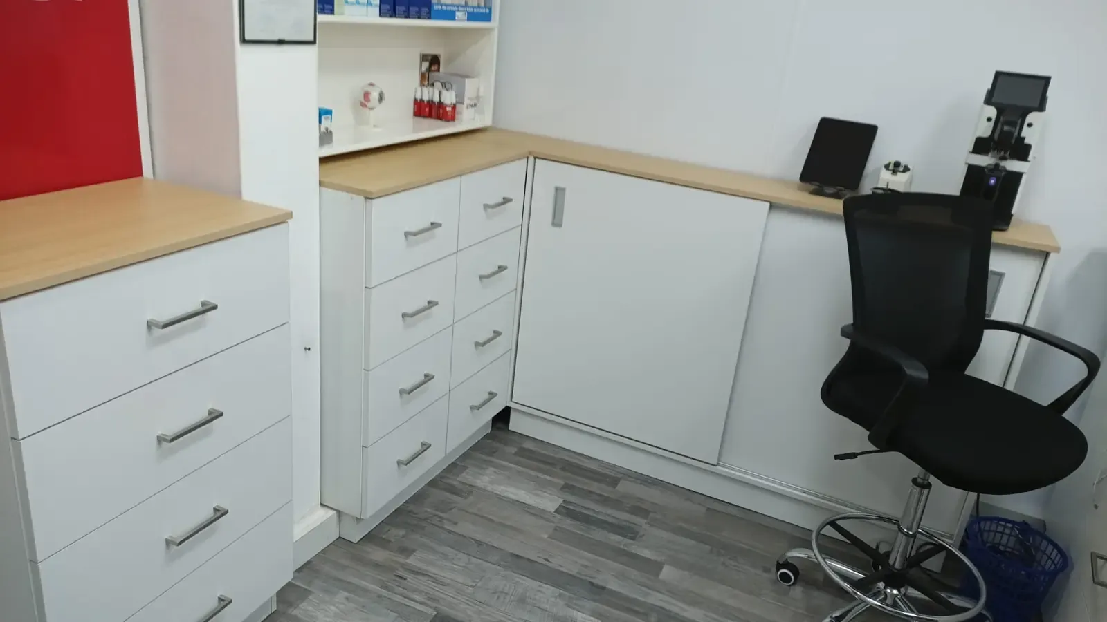 Mueble Bajo 1.20m – En L con Puerta Corrediza – Combinado